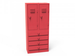 locker Modelo de Impressão 3D