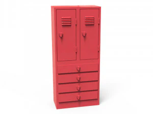 locker 3D Print Model