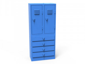 locker Modelo de Impressão 3D