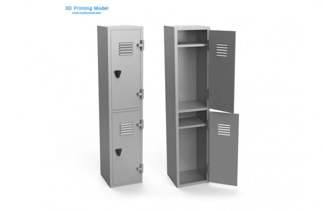 locker 3D Print Model .c4d .max .obj .3ds .fbx .stl .blend 