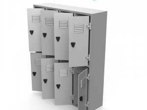 locker Model do druku 3D