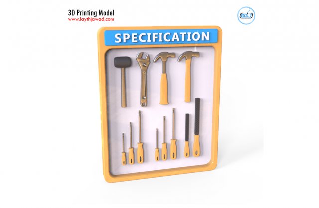 workshop tools 3D 프린트 모델 .c4d .max .obj .3ds .fbx .stl .blend 