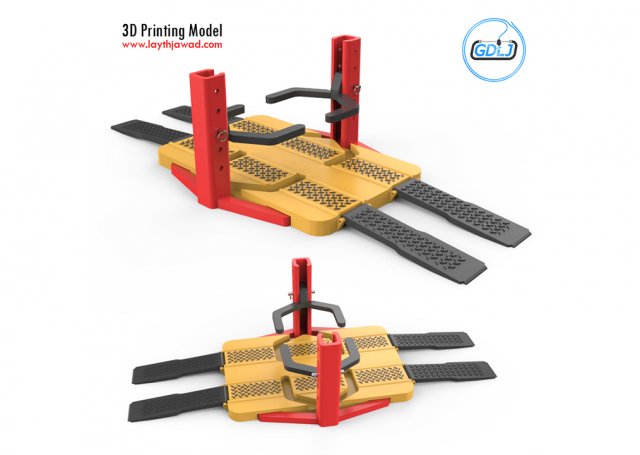 car lifter 3D Baskı Modeli .c4d .max .obj .3ds .fbx .stl .blend 