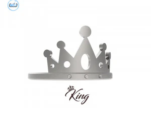 king - queen ring 3D Print Model