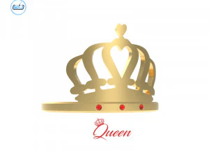 king - queen ring 3D Print Model