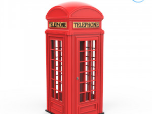 phone booth 3D 프린트 모델