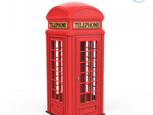 phone booth 3D Print Model