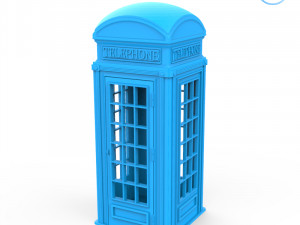 phone booth 3D 프린트 모델