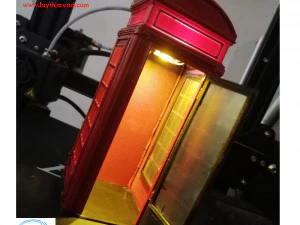 फोन बूथ 3D प्रिंट मॉडल