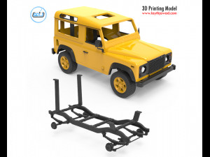 land rover defender 3D-Druckmodell