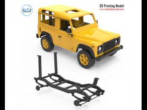 защитник Ленд Ровер 3D Принт Модель