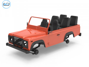 land rover defender 3D Print Model
