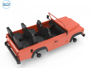 land rover defender 3D Print Model