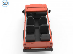 land rover defender 3D Print Model