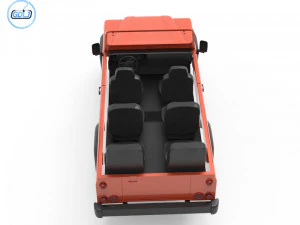 land rover defender 3D Print Model
