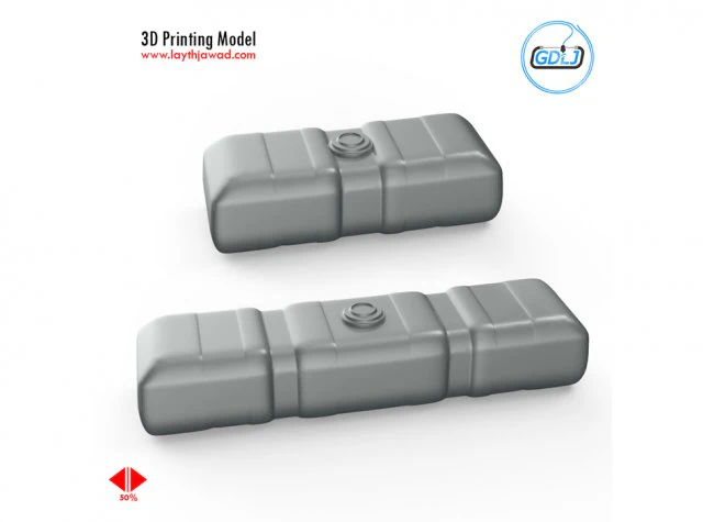 vehicle fuel tank 3D Print Model .c4d .max .obj .3ds .fbx .stl .blend 