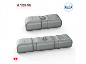 tangki bahan bakar kendaraan Model Cetak 3D