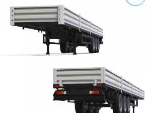 Anh&auml;nger im Ma&szlig;stab 1-32 3D Druckmodell