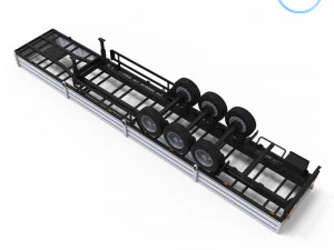 Anh&auml;nger im Ma&szlig;stab 1-32 3D Druckmodell