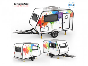 trailer travel 3D Print Model