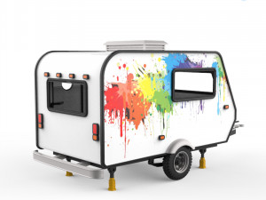 trailer travel Modello di stampa 3D