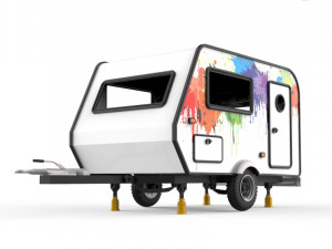 trailer travel Modello di stampa 3D