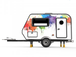 trailer travel Modello di stampa 3D