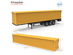 контейнеровоз 132 3D Принт Модель