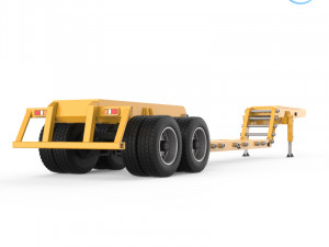 trailer heavy load 3d printing model Model Cetak 3D