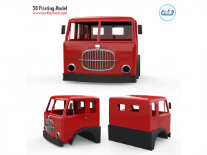 fiat 682 n4 cabin 3D-printmodel