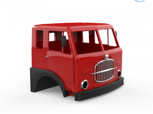 fiat 682 n4 cabin Model Cetak 3D