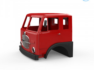 fiat 682 n4 cabin Model Cetak 3D