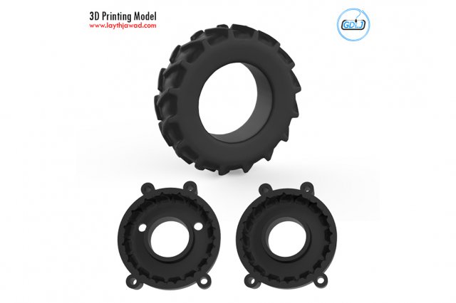 tire mold 3D प्रिंट मॉडल .c4d .max .obj .3ds .fbx .stl .blend 