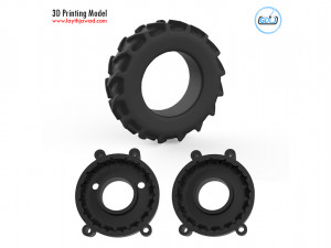 tire mold Modello di stampa 3D
