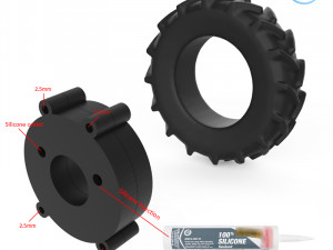 tire mold 3D प्रिंट मॉडल