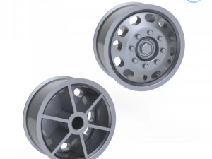 truck tire mold with 3 wheels 3d printing model 3D Print Model