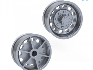 truck tire mold with 3 wheels 3d printing model 3D Print Model