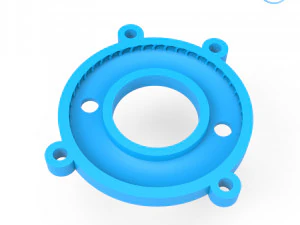 truck tire mold with 3 wheels 3d printing model 3D Print Model