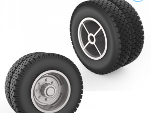 tire mold with standard wheels 3D प्रिंट मॉडल