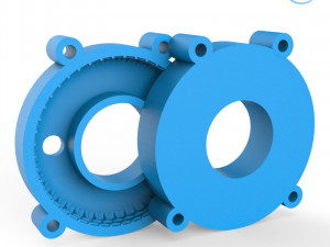 tire mold with standard wheels 3D प्रिंट मॉडल