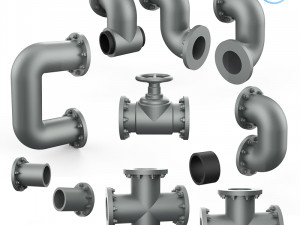 pipe assembly 3D Print Model