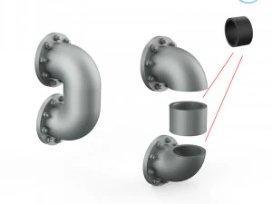 pipe assembly 3D Print Model