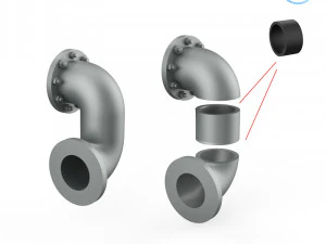 pipe assembly 3D Print Model