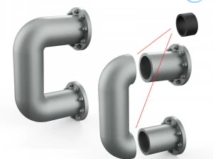 pipe assembly 3D Print Model