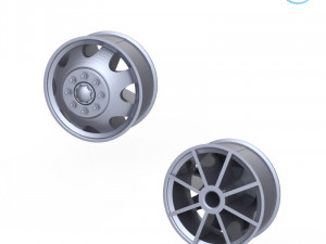 truck tire mold with 3 wheels 3d printing model Modelo de Impressão 3D