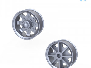 truck tire mold with 3 wheels 3d printing model Modelo de Impressão 3D