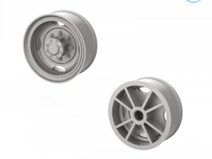 truck tire mold with 3 wheels 3D Print Model