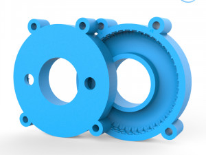 truck tire mold with 3 wheels Modelo de Impressão 3D