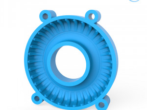 truck tire mold with wheel 3D Принт Модель