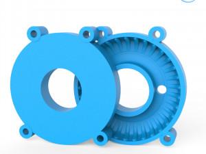 truck tire mold with wheel 3D Принт Модель
